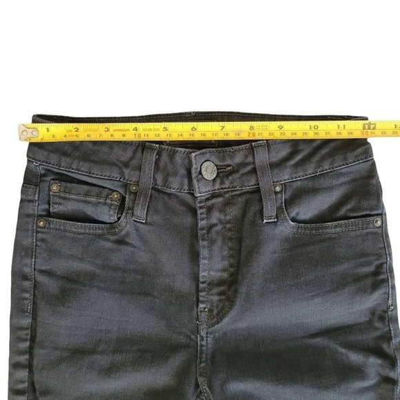 Aritzia The Castings High Rise Cigarette jeans Overdye Black size 25 - Picture 10 of 14